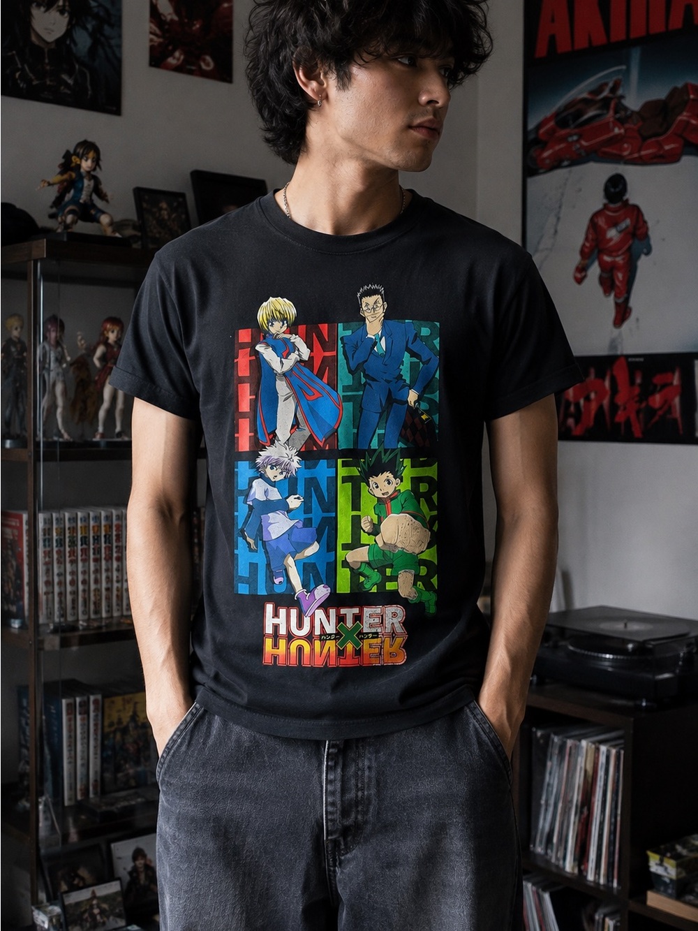 Hunter x Hunter VIZ Media Character Panel Anime T-Shirt